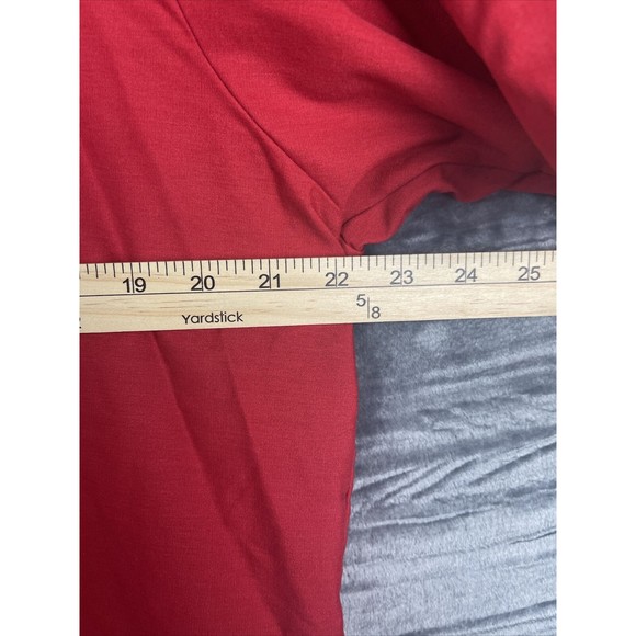 Vintage Lucky 13 Button Up Shirt Size L Red With Black Skull Design - Picture 6 of 10